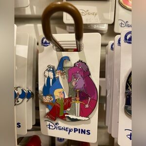 2025 Disney Parks Family Cluster Pin Sword In The Stone Arthur Merlin Mim BNWT